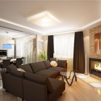 Дизайн и интерьер гостиной комнаты в квартире