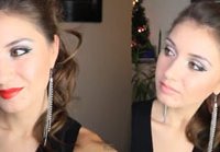 Как сделать красивый новогодний макияж: видео