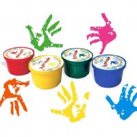 Учим малыша рисовать пальчиковыми красками